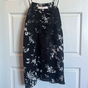 WAYF Lace Silk Blouse